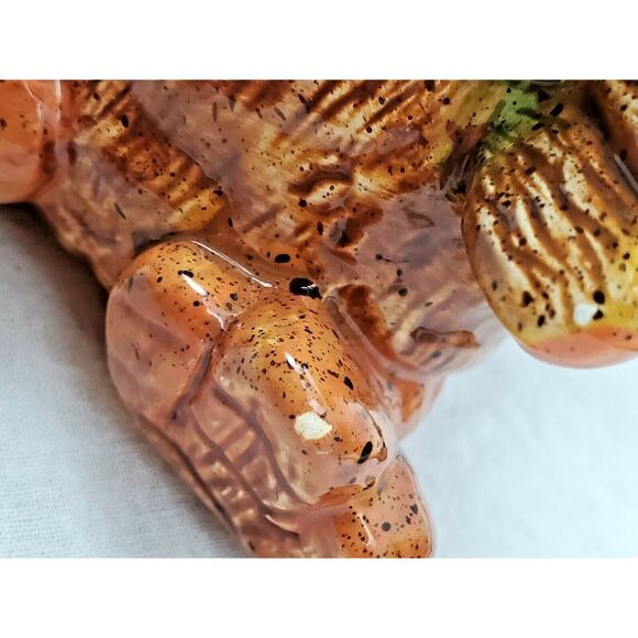 Vintage Turkey Pumpkin Salt Pepper Shakers Thanksgiving Table Decor Autumn Fall - Picture 5 of 5